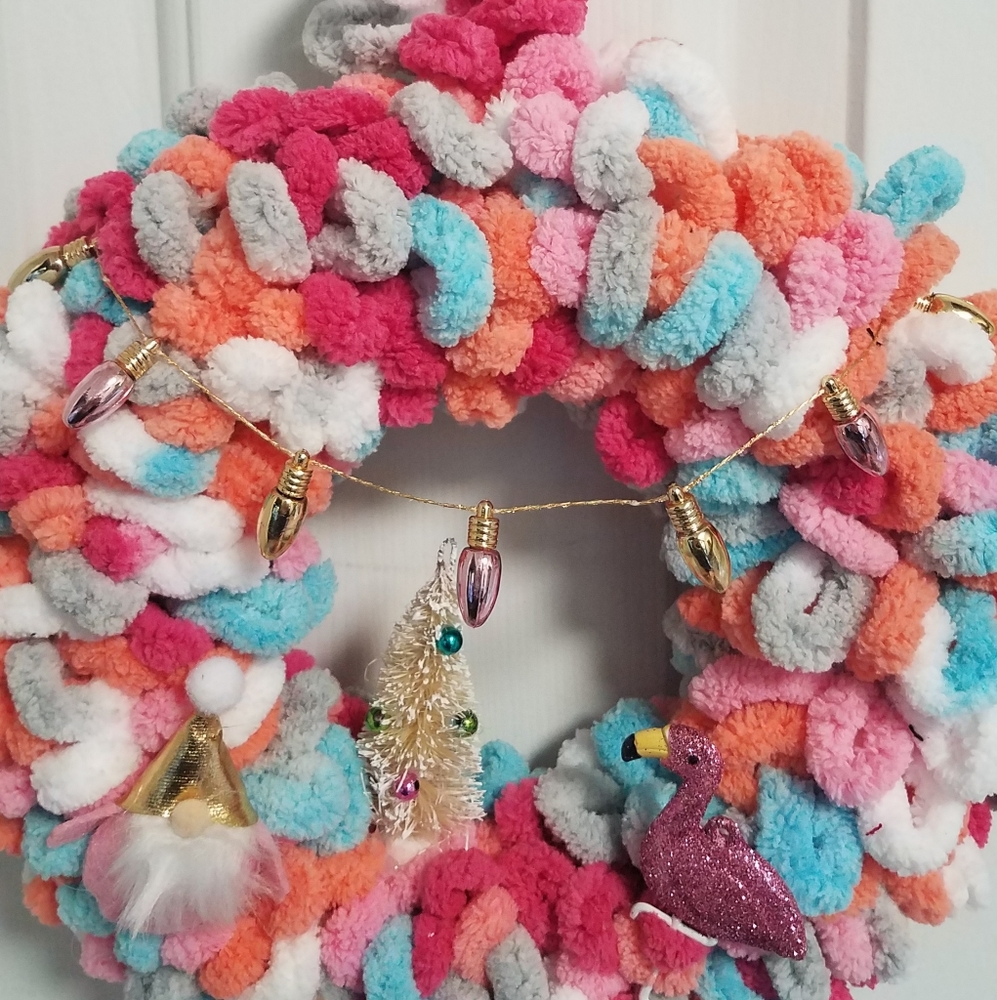Fun holiday wreath
